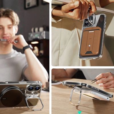 2. Zestaw etui ESR Classic Hybrid Kickstand Halolock MagSafe + Szkło hartowane na iPhone 16 - przezroczyste