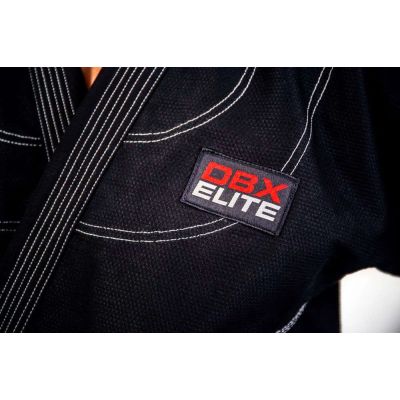 19. Kimono / GI do treningu BJJ - Czarne DBX ELITE A0 + PAS A0