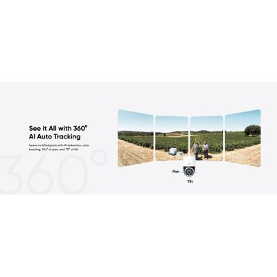 27. Eufy 4G LTE Cam S330 Tubowa Kamera bezpieczeństwa IP Zewnętrzna 3840 x 2160 px Sufit / ściana / słup