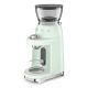 5. Smeg Kaffeem?hle CGF03PGEU, 15 Mahlgrade, 240g Bohnenbeh., 150W, Hellgr?n