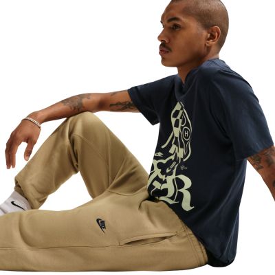 5. Spodnie męskie Nike Club BB Jogger beżowe FN3787 298