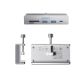 2. Hub Orico MH5PC montowany na zacisk USB-C / 2x USB-A 3.2 + 1x USB-C 3.2 + 1x SD&TF - srebrny