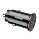 5. Baseus Circular PPS inteligentna ładowarka samochodowa z portami USB Quick Charge 4.0 QC 4.0 i USB-C PD 3.0 SCP czarny (CCALL-YS01)