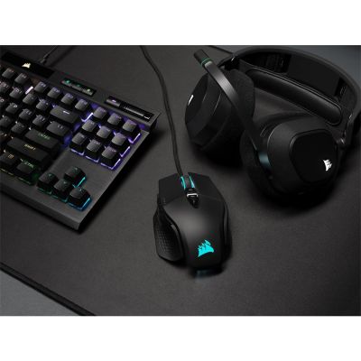 7. Corsair M65 RGB ULTRA myszka Po prawej stronie USB Typu-A Optyczny 26000 DPI