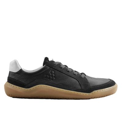 3. Buty Vivobarefoot GOBI II SNEAKER PREMIUM LEATHER MENS OBSIDIAN  (309660-01)