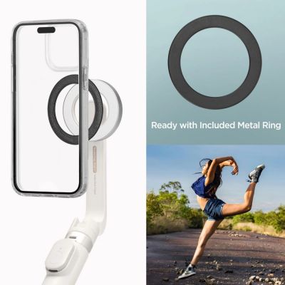 7. Selfie stick Spigen S571W MagSafe Bluetooth z tripodem - beżowy