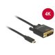 2. DeLOCK 2m, USB-C/DVI 24+1 zewnętrzna karta graficzna usb 3840 x 2160 px Czarny