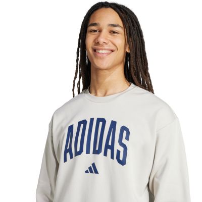 11. Bluza męska adidas Collegiate Sweat szara JM1732