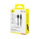 6. Kabel Baseus Gem Typ USB typ A do iP 2.4A 1m (czarny)
