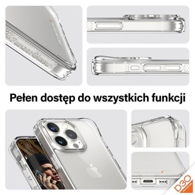 7. Zestaw PanzerGlass Bundle 3in1 etui przezroczyste + folia + osłona aparatu do iPhone 15 Pro Max
