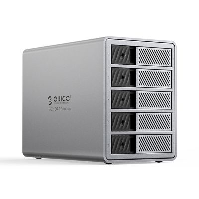 Macierz dyskowa Orico 9858T3 5 Big DAS Solution ProThunder z Thunderbolt 3 na 5 dysków 2,5"/3.5" SATA HDD/SSD - szara