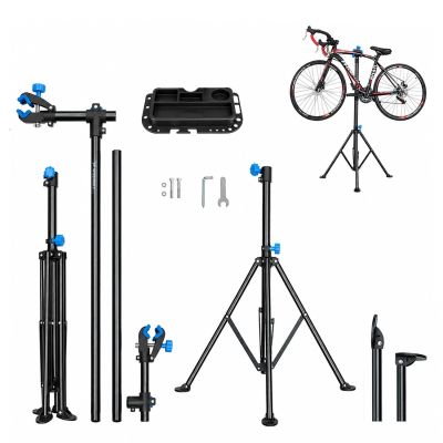 12. Stojak serwisowy Wozinsky WSS-180 z pokrętłami podłogowy do rowerów 30 kg - czarny
