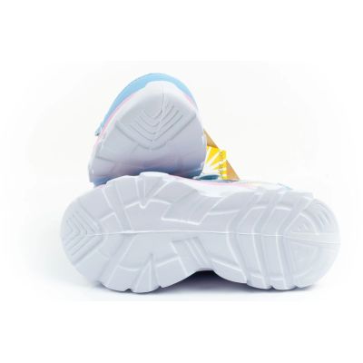 9. Leomil buty sportowe dziecięce sneakersy Stitch lekkie na rzep LED niebieskie