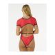 3. Kostium kąpielowy RIP CURL Bomba Ss Cheeky Surf Suit czerwony