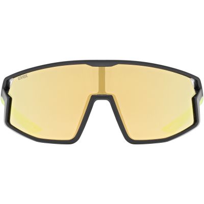 2. Okulary dla dzieci Uvex Skyryse JR - black/yellow matt/mir.yellow