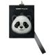 3. Zestaw Nimmy Big Eyed Pet 2.0 Panda 3w1 torebka na telefon + portfel + etui na lokalizator - czarny
