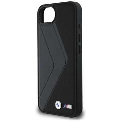6. Etui BMW Oversized Stripes MagSafe na iPhone 16e - czarne