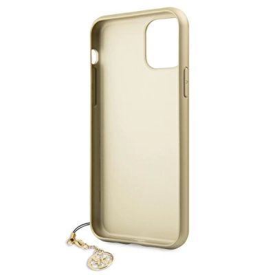 6. Etui Guess 4G Charms Collection na iPhone 11 / Xr - szare