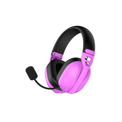 2. Słuchawki dla graczy Hyperpunk 3 Wireless bezprzewodowe fioletowe
