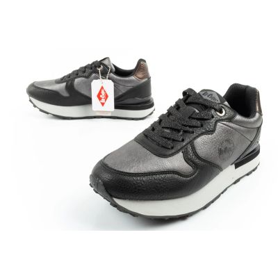 8. Lee Cooper buty sportowe sneakersy damskie modne wygodne wytrzymałe szare czarne
