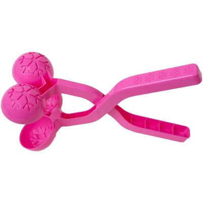 2. ŚNIEŻKOMAT SNOWBALL DO ROBIENIA KULEK ŚNIEŻNYCH PODWÓJNY RÓŻOWY 1064550