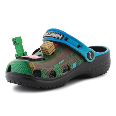 3. Klapki Crocs Classic Minecraft Clog Kids Multi Jr 210830-90H 