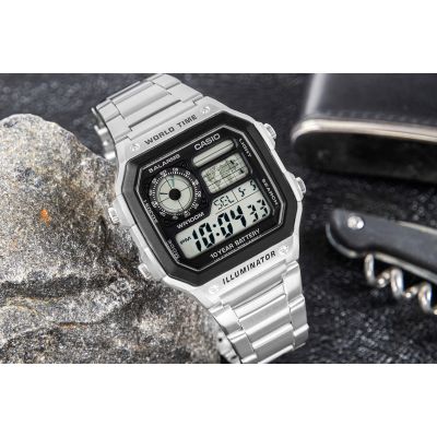 5. Zegarek Męski CASIO AE-1200WHD-1AVEF + BOX