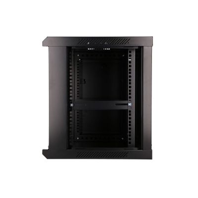 5. Extralink 9U 600x450 Czarna | Szafa rack | montowana na ścianie