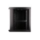 5. Extralink 9U 600x450 Czarna | Szafa rack | montowana na ścianie