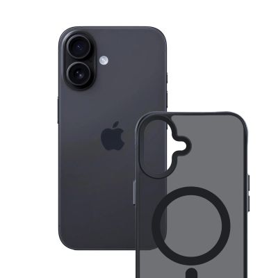 3. Etui 3mk Smoke MagCase na iPhone 17 - czarne półprzezroczyste