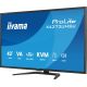 5. iiyama ProLite X4373UHSU-B2 monitor komputerowy 108 cm (42.5") 3840 x 2160 px 4K Ultra HD LED Czarny