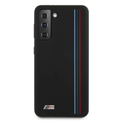 3. Etui BMW Silicone Stripes M Collection na Samsung Galaxy S21+ - czarne