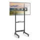 5. TECHLY STOJAK MOBILNY TV 50-90” DO 70KG REGULOWANY PÓŁKA AV