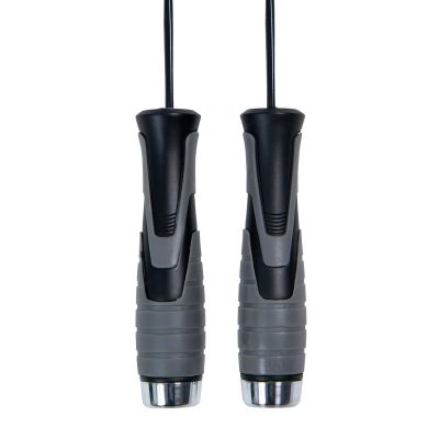 10. Skakanka Speed z obciążnikami 2 x 100g BK 256
