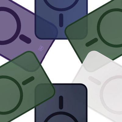 26. Etui 3mk Smoke MagCase na iPhone 16 Pro Max - fioletowe-półprzezroczyste