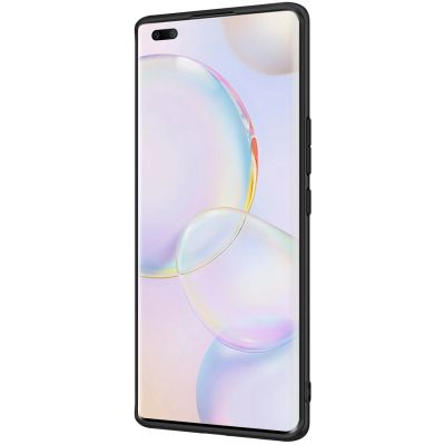 7. Nillkin Textured Case wytrzymałe wzmocnione etui z żelową ramką i nylonem na tyle Honor 50 Pro czarny