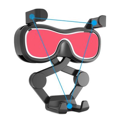 12. Grawitacyjny uchwyt samochodowy do smartfona na kratkę nawiewu z odświeżaczem srebrny (YC06)