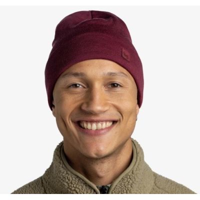 2. Czapka BUFF MERINO MIDWEIGHT BEANIE MELANGE TIBETAN RED