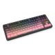 4. REDRAGON K728SP-RGB-PRO Antonium Pro klawiatura USB + RF Wireless + Bluetooth Czarny, Różowy