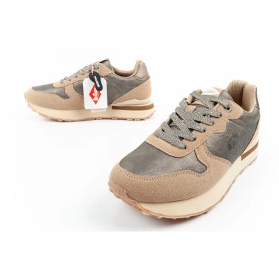 8. Lee Cooper buty sportowe sneakersy damskie modne wygodne wytrzymałe beżowe szare