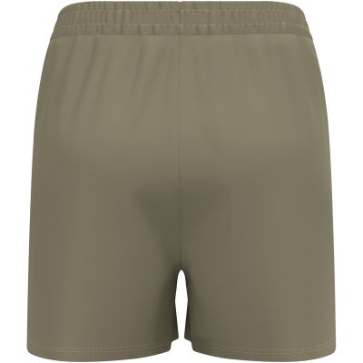 Spodenki damskie Odlo ESSENTIAL 4 INCH 2-in-1 short beżowe