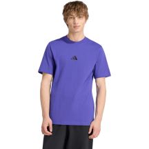 Koszulka męska adidas Essentials Small Logo Single Jersey fioletowa KF2404