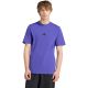 Koszulka męska adidas Essentials Small Logo Single Jersey fioletowa KF2404
