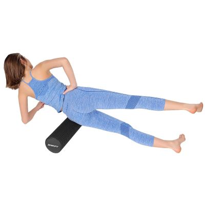 7. WAŁEK ROLLER FITNESS JOGA EVA 15x90CM Z WYPUSTKAMI ENERO FIT