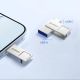 4. Pendrive Orico U301 64 GB USB-A USB-C USB 3.2 Gen 1 - srebrny