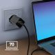 8. Ładowarka sieciowa SBS TETRGAN1C45W 45W GaN USB-C z Power Delivery - czarna