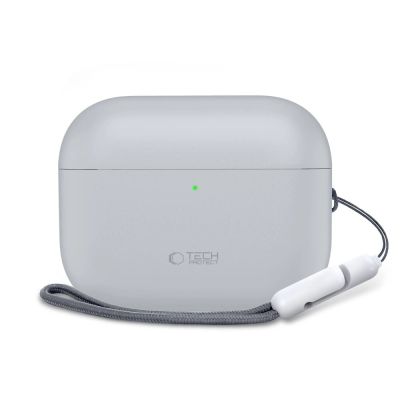 3. Etui Tech-Protect Silicone na AirPods Pro 3 - szare