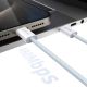 4. Kabel Dudao L6C USB-C - USB-C PD 30W 2m - jasnoniebieski