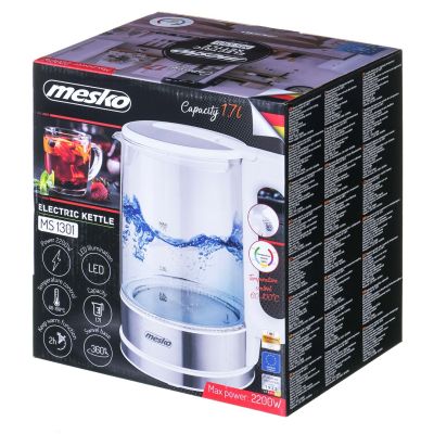 6. Czajnik elektryczny MESKO MS 1301w