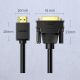 11. Ugreen dwukierunkowy kabel przewód HDMI - DVI 2m czarny (HD106)